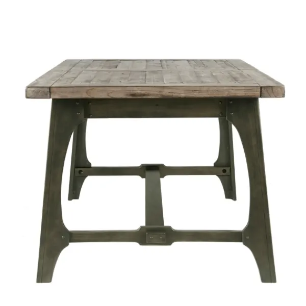 Dining Tables-Kirkland's Home Wood Extendable Dining Table Gray