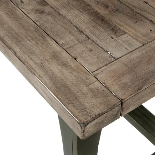 Dining Tables-Kirkland's Home Wood Extendable Dining Table Gray