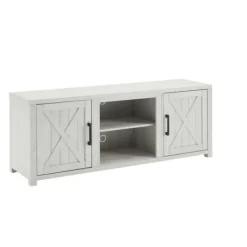 Tv Stands & Media Consoles-Kirkland's Home Wood Farmhouse Media Cabinet White