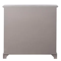 Cabinets & Sideboards-Kirkland's Home Wood Glass Arched Doors Cabinet Gray
