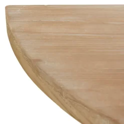 Console Tables-Kirkland's Home Wood Half Round Console Table Brown
