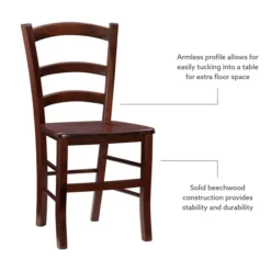 Dining Chairs-Kirkland's Home Wood Ladderback Dining Chairs, Set Of 2 Brown