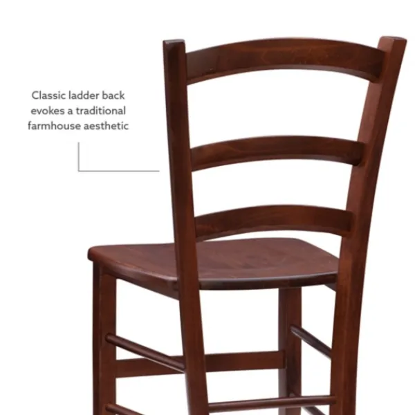 Dining Chairs-Kirkland's Home Wood Ladderback Dining Chairs, Set Of 2 Brown