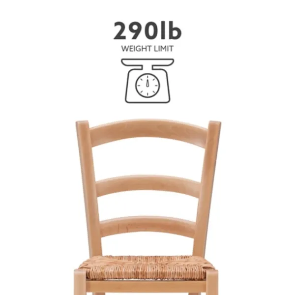 Dining Chairs-Kirkland's Home Wood Ladderback Dining Chairs, Set Of 2 Tan