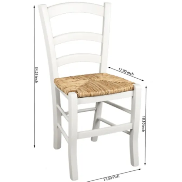 Dining Chairs-Kirkland's Home Wood Ladderback Dining Chairs, Set Of 2 White