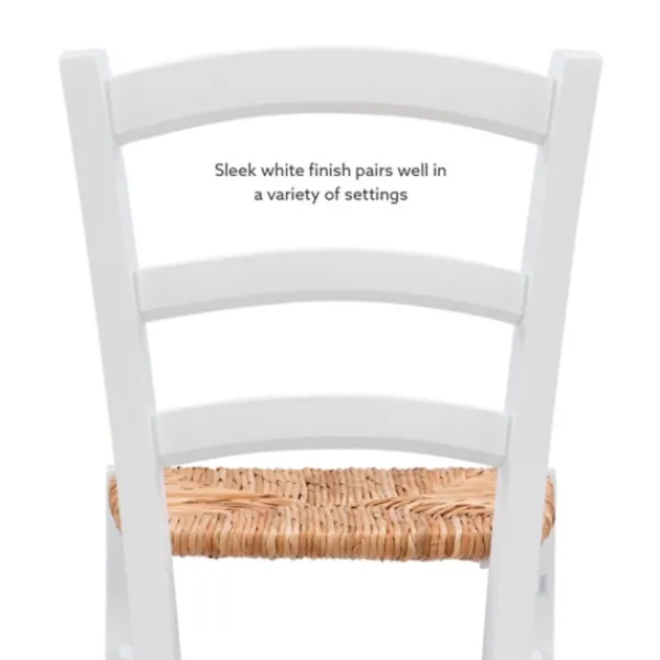 Dining Chairs-Kirkland's Home Wood Ladderback Dining Chairs, Set Of 2 White