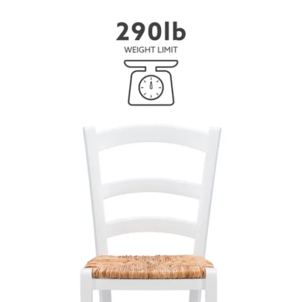 Dining Chairs-Kirkland's Home Wood Ladderback Dining Chairs, Set Of 2 White