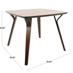 Dining Tables-Kirkland's Home Wood Midcentury Modern Dining Table Brown