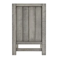 Nightstands-Kirkland's Home Wood Open Shelf Nightstand Gray