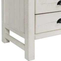 Nightstands-Kirkland's Home Wood Open Shelf Nightstand White