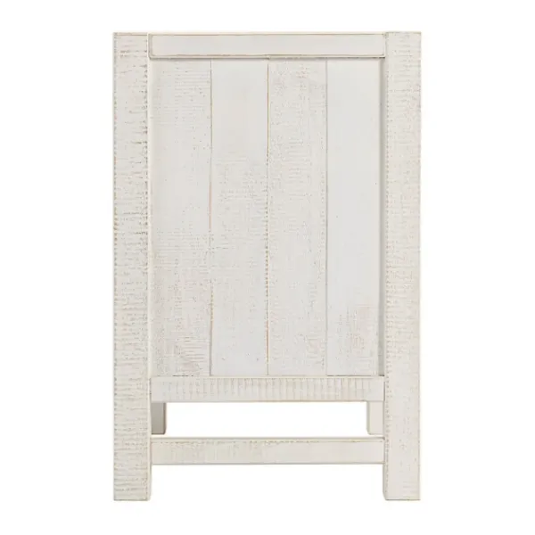 Nightstands-Kirkland's Home Wood Open Shelf Nightstand White