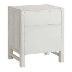 Nightstands-Kirkland's Home Wood Open Shelf Nightstand White