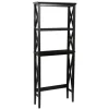 Bathroom Furniture-Kirkland's Home Wood Over-Toilet 3-Tier Shelf Black