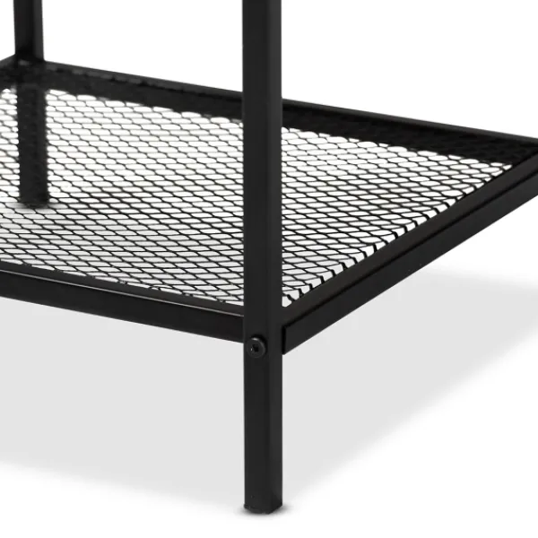 Accent & End Tables-Kirkland's Home Wood Raised Edge Side Table Brown