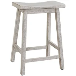 Bar Stools & Counter Height Stools-Kirkland's Home Wood Rectangular Counter Stools, Set Of 2 White