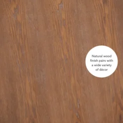 Accent & End Tables-Kirkland's Home Wood Round Base Side Table Brown