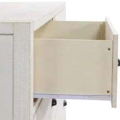 Dressers & Chests-Kirkland's Home Wood Rustic 6-Drawer Chest White