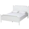 Beds & Headboards-Kirkland's Home Wood Scalloped Queen Bed Frame White