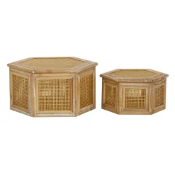 Baskets & Boxes-Kirkland's Home Wood Screen Panel Boxes, Set Of 2 Brown