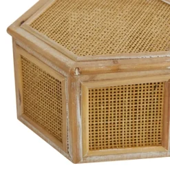 Baskets & Boxes-Kirkland's Home Wood Screen Panel Boxes, Set Of 2 Brown