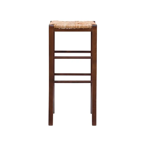 Bar Stools & Counter Height Stools-Kirkland's Home Wood Seagrass Backless 2-Pc. Bar Stool Set Brown