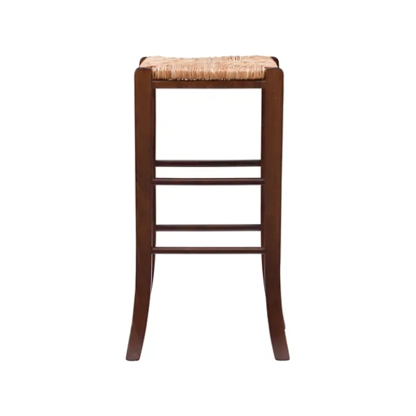 Bar Stools & Counter Height Stools-Kirkland's Home Wood Seagrass Backless 2-Pc. Bar Stool Set Brown