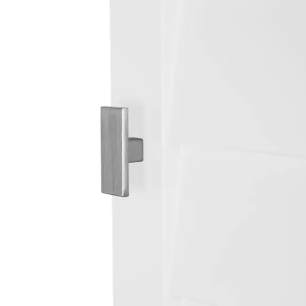Bathroom Furniture-Kirkland's Home Wood Shutter 2-Door Cabinet White