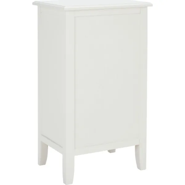Accent & End Tables-Kirkland's Home Wood Side Table With Baskets White