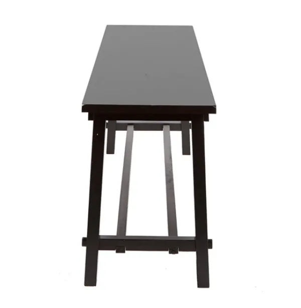 Benches & Ottomans-Kirkland's Home Wood Simple Farmhouse Bench Black