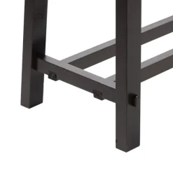 Benches & Ottomans-Kirkland's Home Wood Simple Farmhouse Bench Black