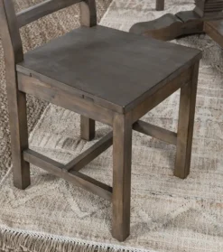 Dining Chairs-Kirkland's Home Wood Slatted Back Dining Chair Brown