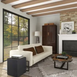 Accent & End Tables-Kirkland's Home Wood Square Accent Table Black