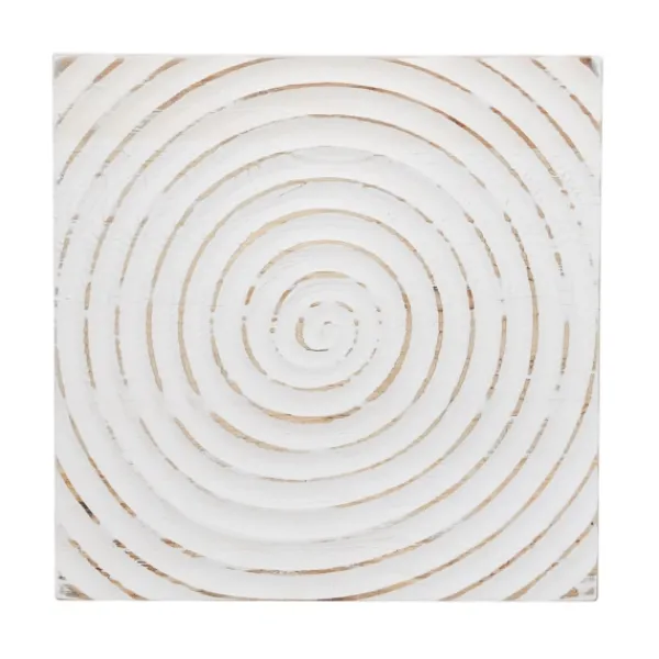 Accent & End Tables-Kirkland's Home Wood Square Frame Accent Table White