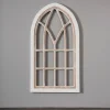 Wall Plaques-Kirkland's Home Wood Sydney Arch Wall Plaque White