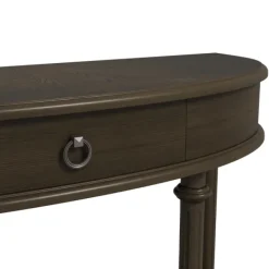Console Tables-Kirkland's Home Wood 2-Tier Classic Console Table Brown