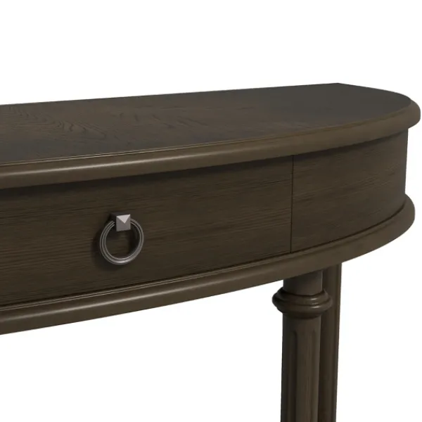 Console Tables-Kirkland's Home Wood 2-Tier Classic Console Table Brown