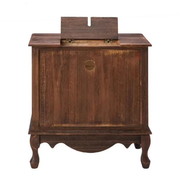 Nightstands-Kirkland's Home Wood Traditional 2-Drawer Nightstand Brown