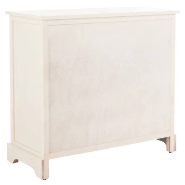 Cabinets & Sideboards-Kirkland's Home Wood Woven Baskets Cabinet White