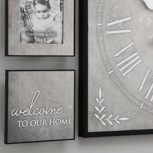 Gallery Wall Frames-Kirkland's Home Wooden Frame 7-Pc. Gallery Wall Set Gray