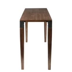 Dining Tables-Kirkland's Home Wooden Frazier Counter Table Brown