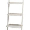 Bookshelves-Kirkland's Home Wooden Leaning Shelf White