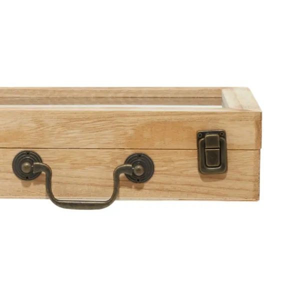 Decorative Accents-Kirkland's Home Wooden Novelty Briefcase Clock