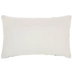 Pillows-Kirkland's Home Woven Geometric Patches Lumbar Pillow Multi