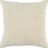 Pillows-Kirkland's Home Woven Nubby Pillow Ivory