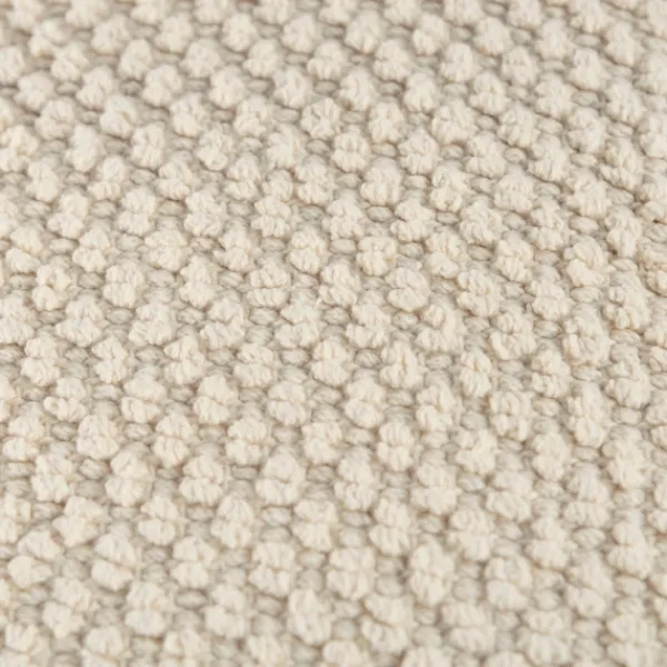 Pillows-Kirkland's Home Woven Nubby Pillow Ivory