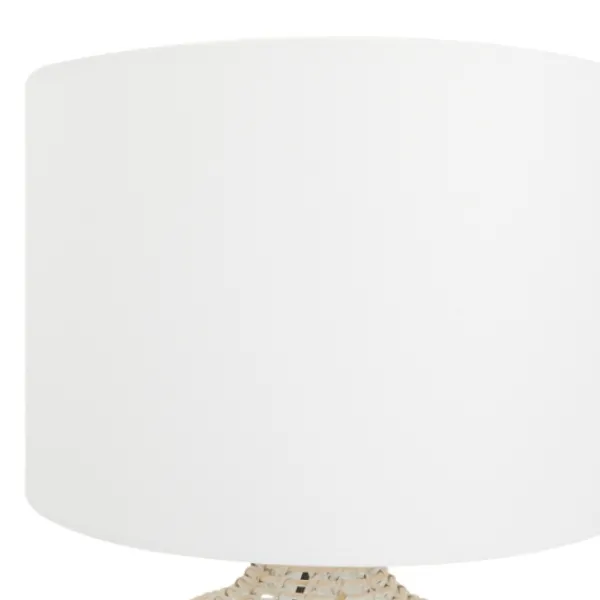 Table Lamps-Kirkland's Home Woven Rattan Table Lamp Ivory