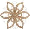 Wall Plaques-Kirkland's Home Woven Wicker And Wire Flower Wall Plaque Tan