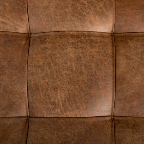 Accent Chairs-Kirkland's Home Wyatt Faux Leather Accent Chair Brown