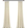 Curtains & Drapes-Kirkland's Home Yellow & Gray Farmhouse Curtain Panel Set, 95 In. Yellow/Gray
