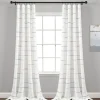 Curtains & Drapes-Kirkland's Home Yellow And Gray Stripe Curtain Panel Set, 84 In. White/Gray/Yellow